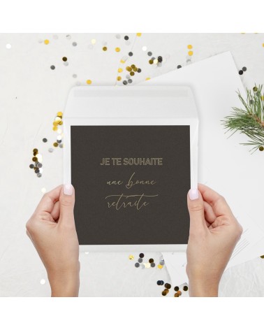 Carte personnalisée Retraite