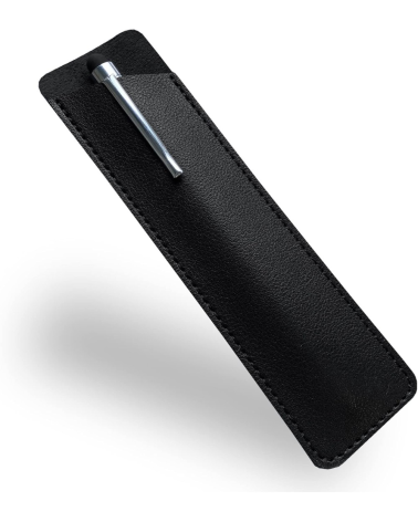 Étui pour stylo en similicuir – Noir