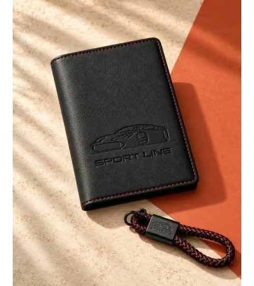 Funda para permiso de circulación Sport Line con llavero