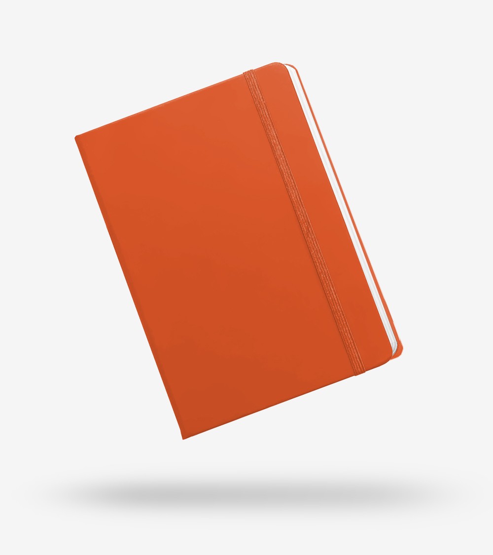 Carnet de notes Vierge Orange