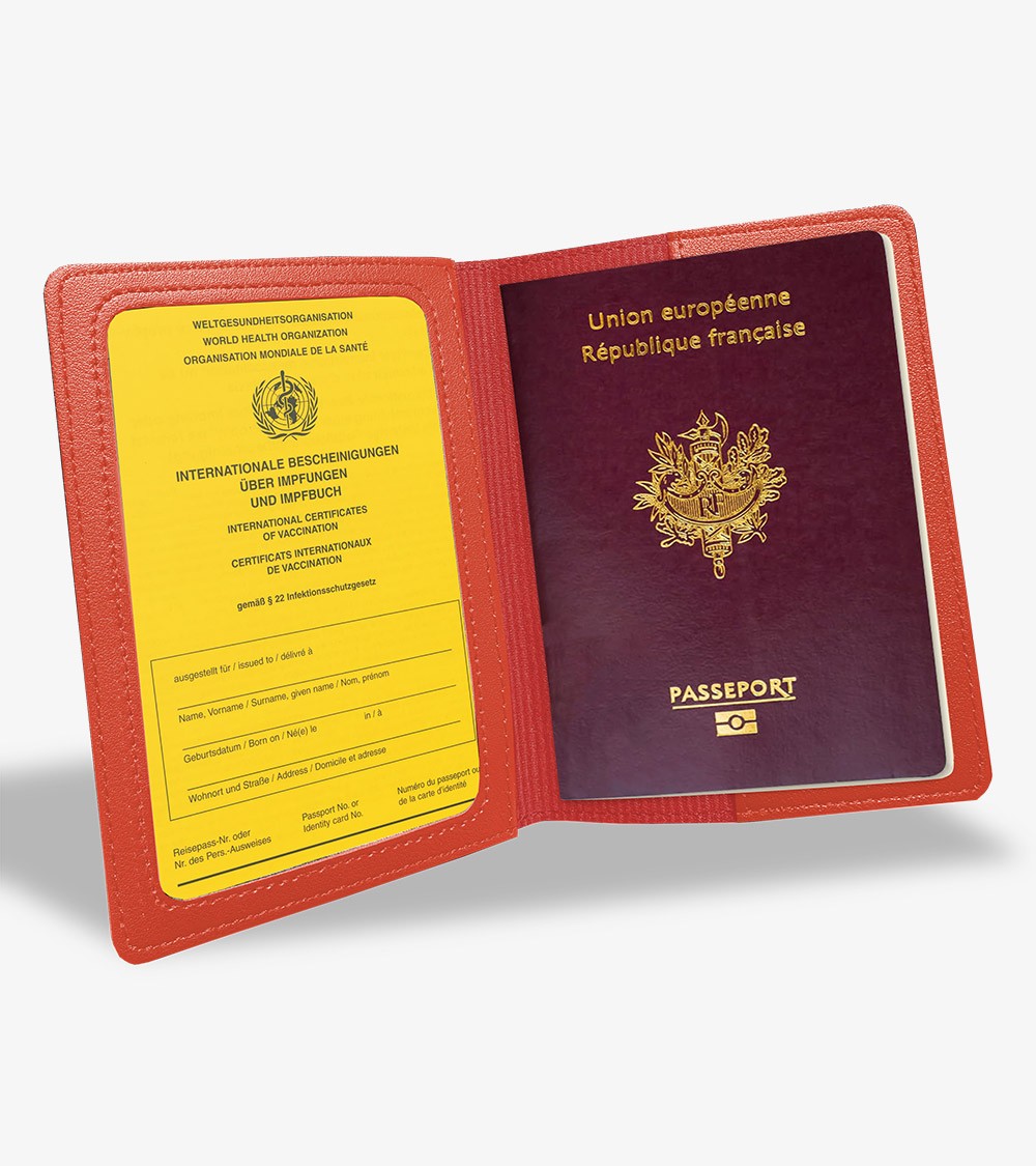 Porte Papier Maroquinerie Porte-documents Voiture Rouge Permis - Main Image