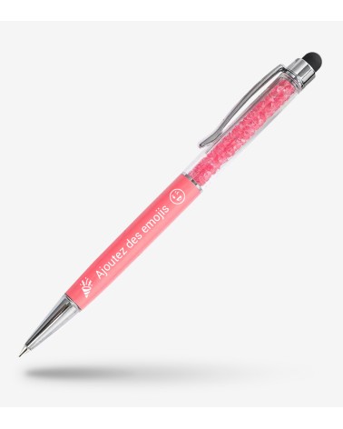 Stylo Personnalisé Corail Cristaux