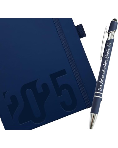 Carnet de Notes A5 avec Stylo Personnalisé Assorti - Edition 2025