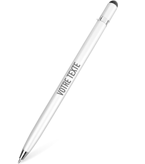 stylo personnalisé pentouch blanc