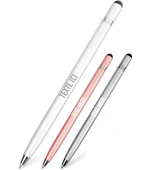 stylo personnalisé pentouch blanc