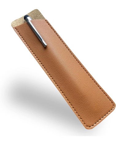 Étui à stylo en simili cuir