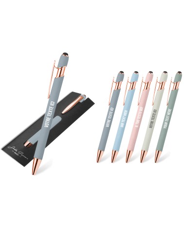 Stylos Personnalisés ROSE GOLD Collection PASTEL
