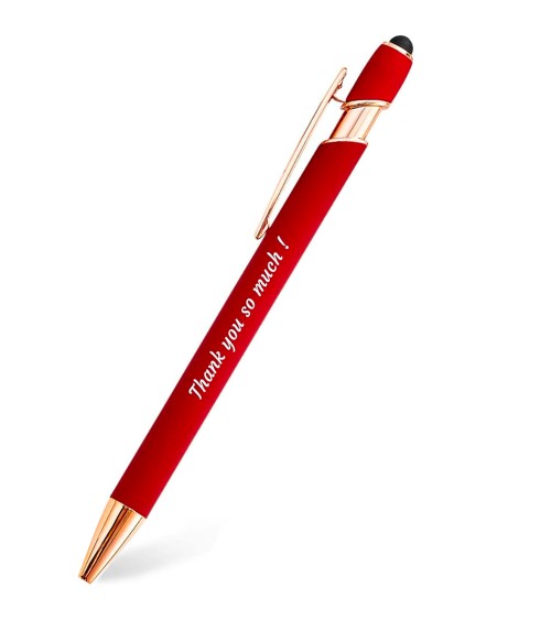 stylos personnalisés rose gold bordeaux