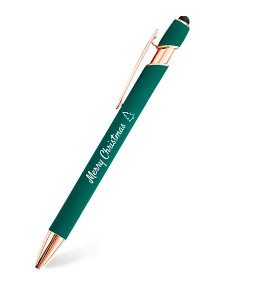 stylos personnalisés rose gold vert
