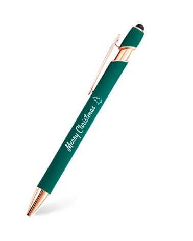 stylos personnalisés rose gold vert