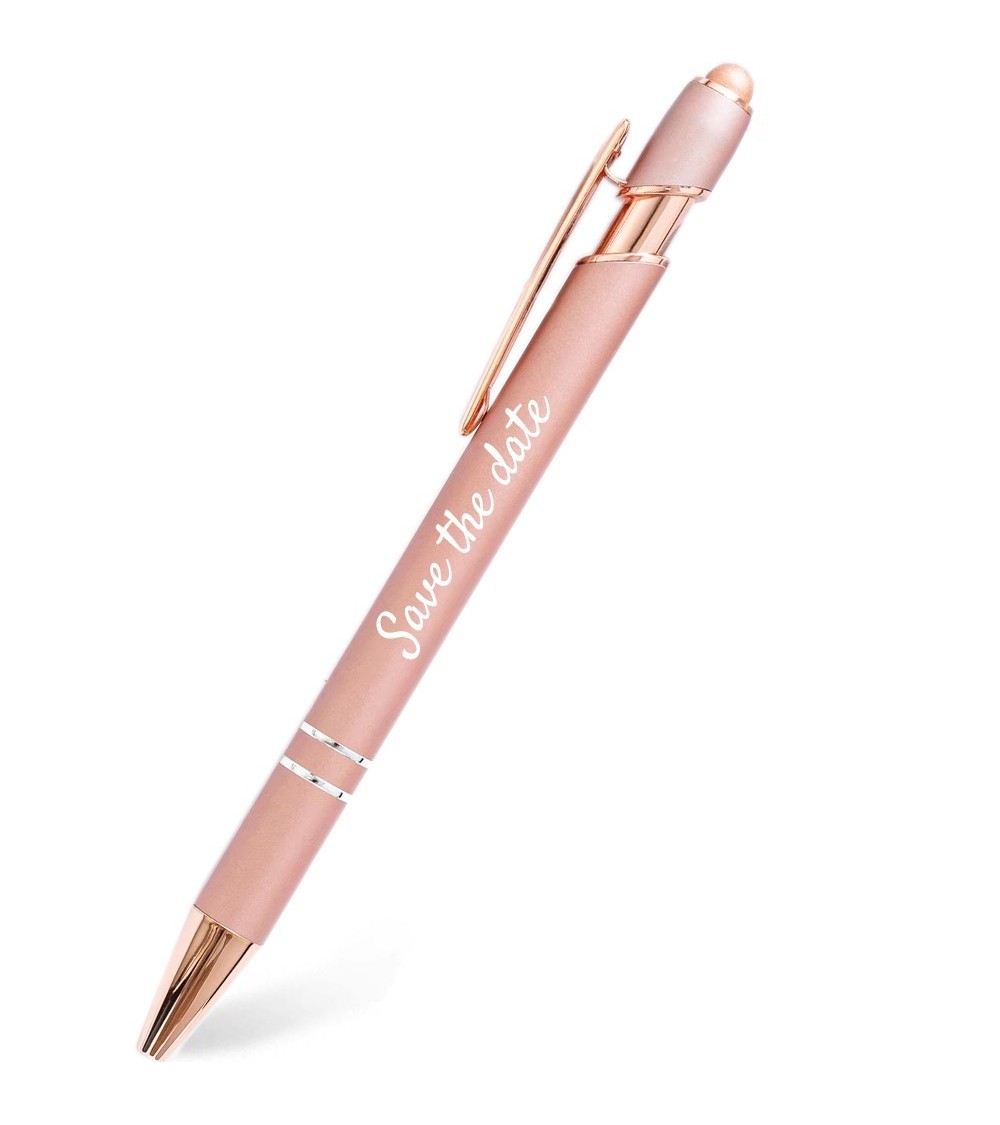 stylos personnalisé rose gold