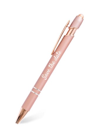 stylos personnalisé rose gold