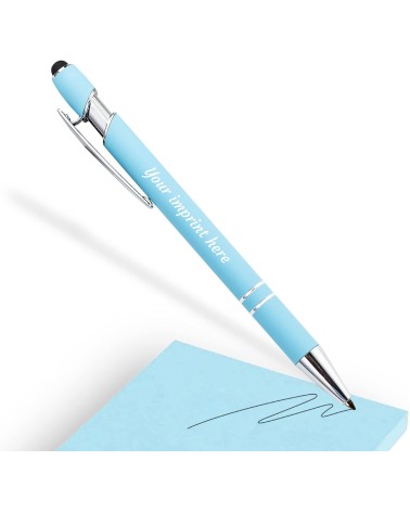 Stylos Personnalisés SOFT TOUCH - CHROME