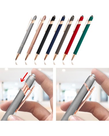 Stylos Personnalisés ROSE GOLD - LOT MULTICOLOR *14 Stylos