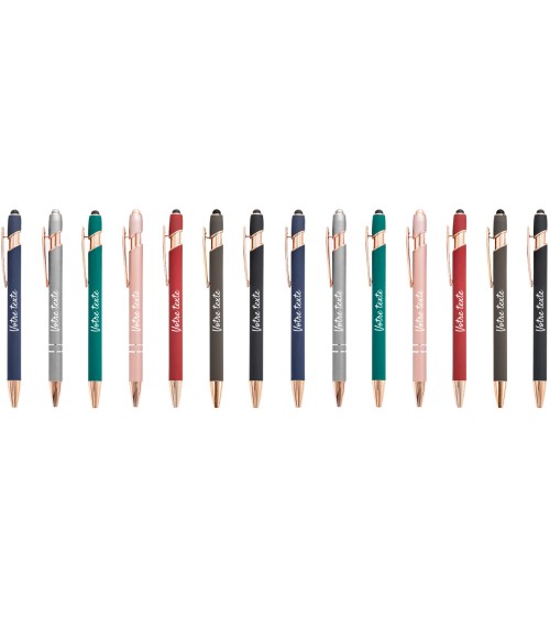 stylos personnalisés rose gold lot