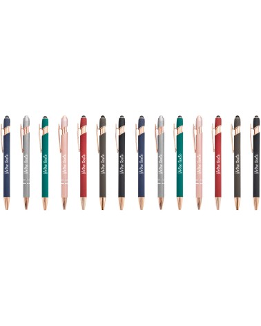 stylos personnalisés rose gold lot multicolor