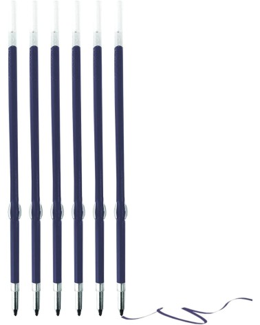 recharges stylos bleues