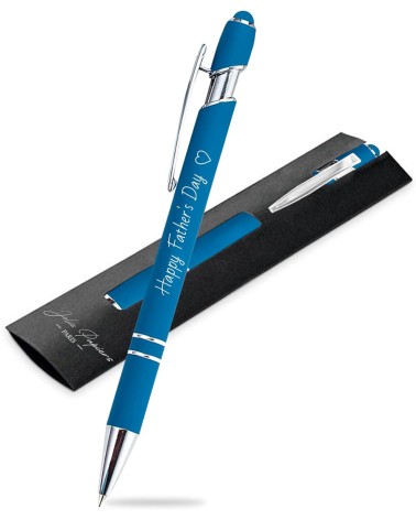 Stylos Personnalisés SOFT TOUCH - CHROME