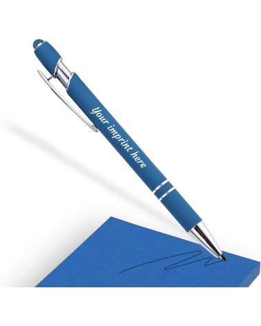Stylos Personnalisés SOFT TOUCH - CHROME