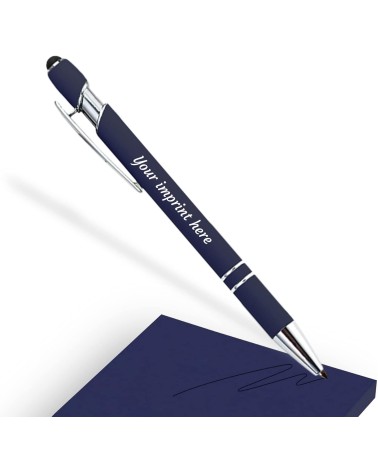 Stylos Personnalisés SOFT TOUCH - CHROME