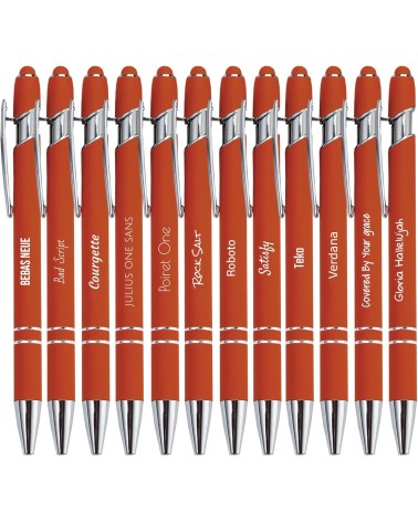 Stylos Personnalisés SOFT TOUCH - CHROME