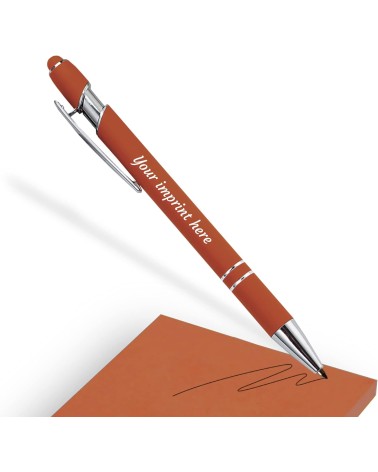 Stylos Personnalisés SOFT TOUCH - CHROME