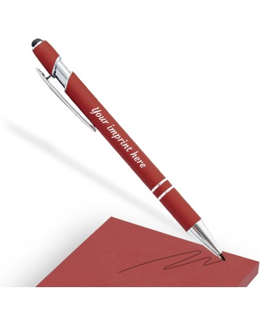 Stylos Personnalisés SOFT TOUCH - CHROME