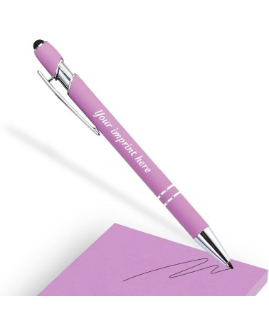 Stylos Personnalisés SOFT TOUCH - CHROME