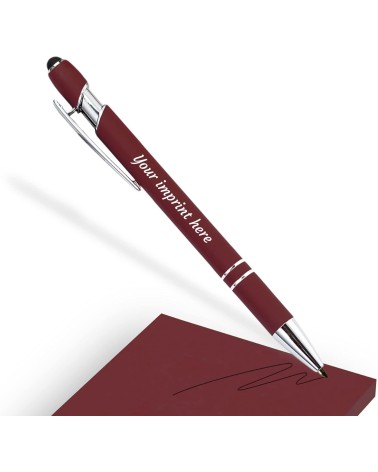 Stylos Personnalisés SOFT TOUCH - CHROME