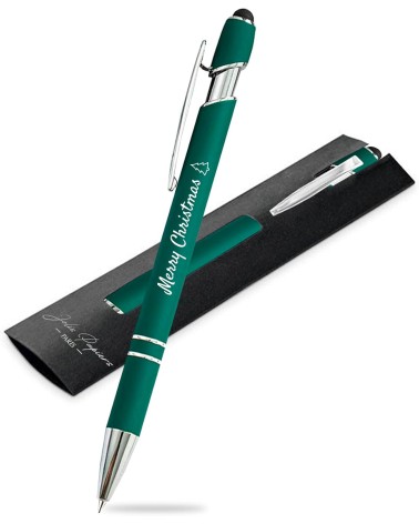 Stylos Personnalisés SOFT TOUCH - CHROME