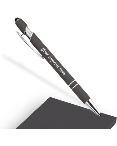 Stylos Personnalisés SOFT TOUCH - CHROME