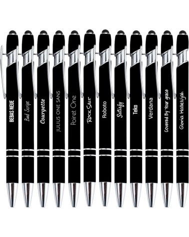 Stylos Personnalisés SOFT TOUCH - CHROME