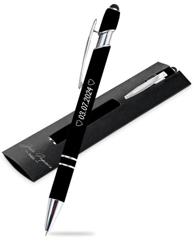Stylos Personnalisés SOFT TOUCH - CHROME