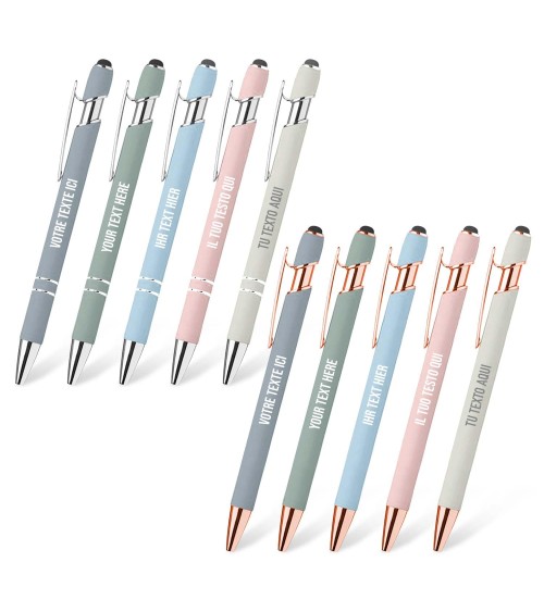 stylos personnalisés rose pastel