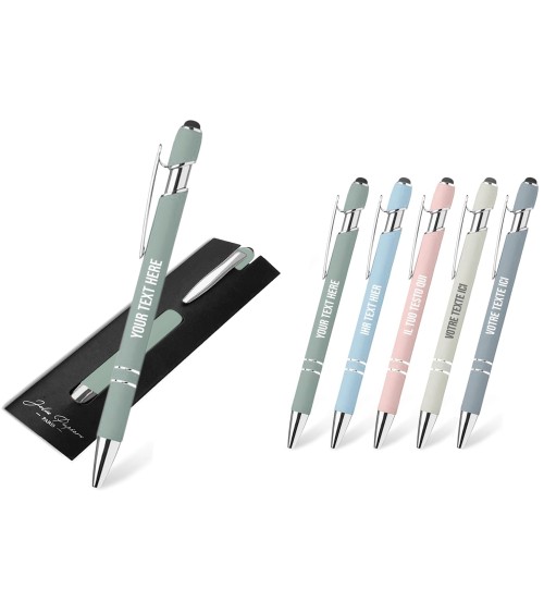 stylos personnalisés pastel vert