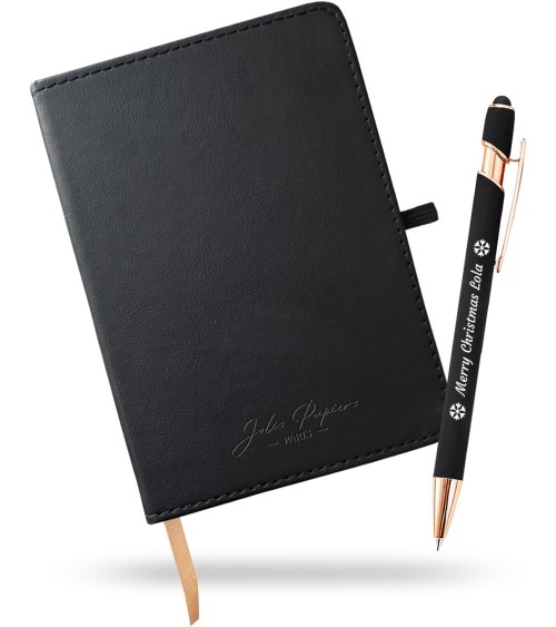 carnet de notes et stylo personnalisé