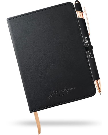 carnet de notes et stylo personnalisé
