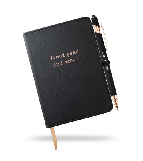 Petit Carnet de notes Personnalisé et son Stylo assorti