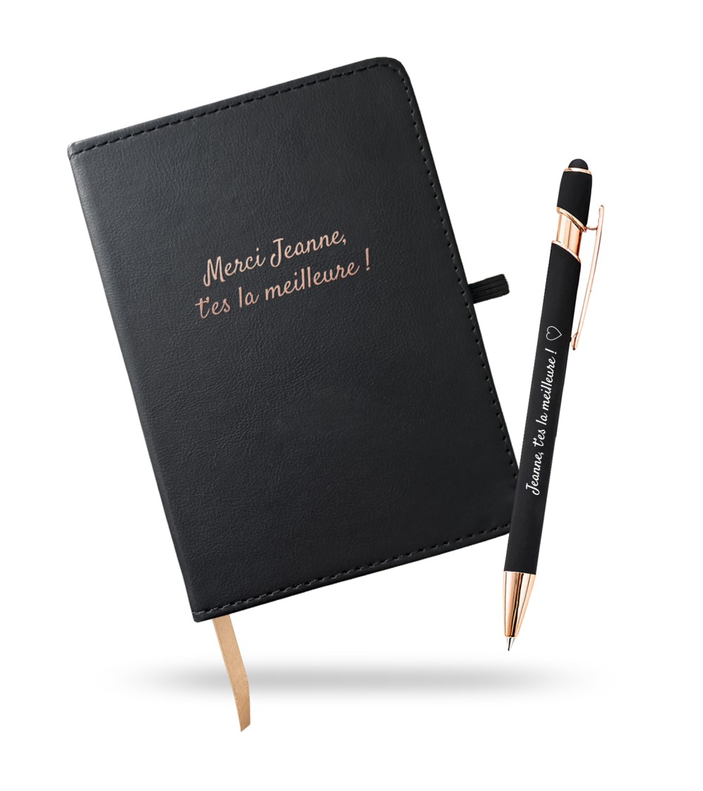 Petit Carnet de notes Personnalisé et son Stylo assorti