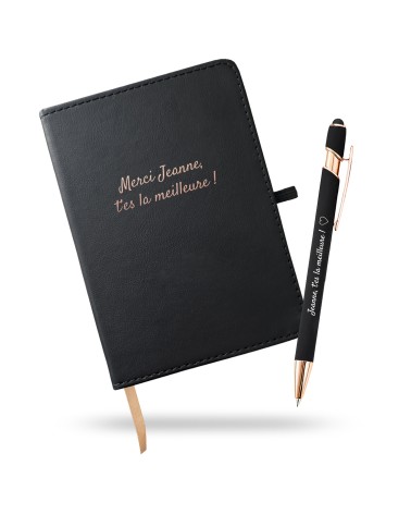 Petit Carnet de notes Personnalisé et son Stylo assorti