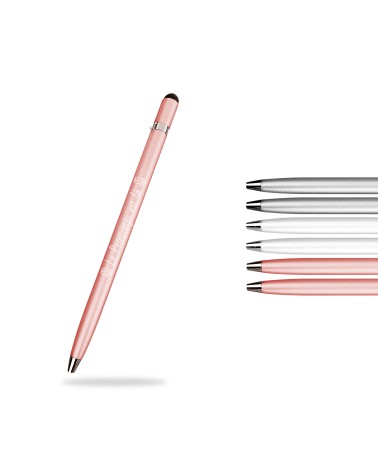 Stylo personnalisé Design avec stylet – Finition sobre et élégante
