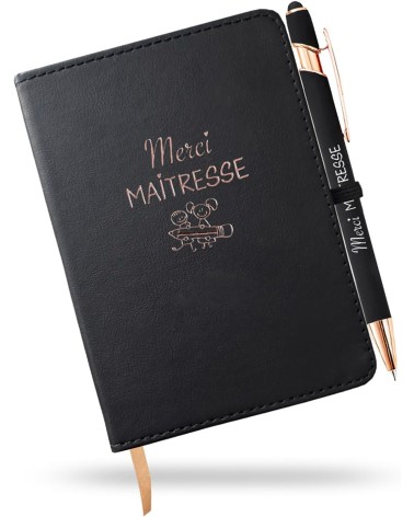 Carnet A6 personnalisé – Message Remerciement