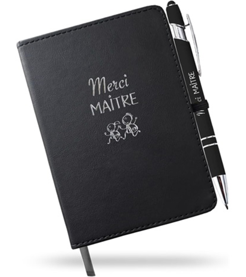 Carnet A6 personnalisé – Message Remerciement