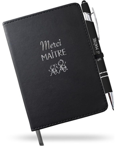 Carnet A6 personnalisé – Message Remerciement