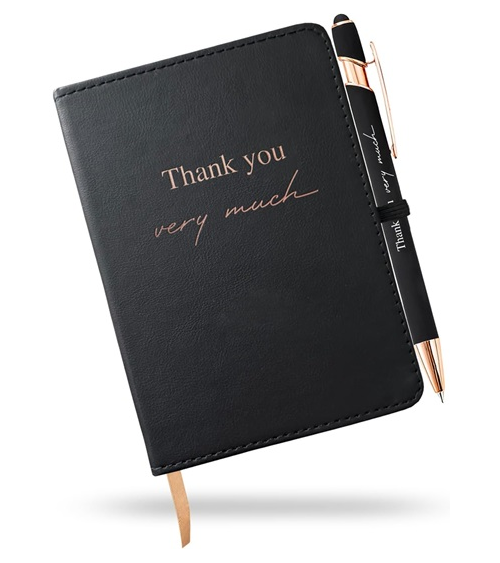 Carnet A6 personnalisé – Message Remerciement