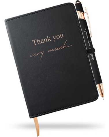 Carnet A6 personnalisé – Message Remerciement