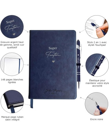 Carnet A5 personnalisé - Message Remerciement