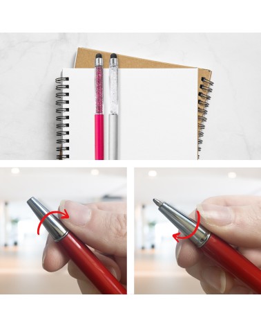 Lot de Stylos personnalisés avec Cristaux – Cadeaux invités - Témoins