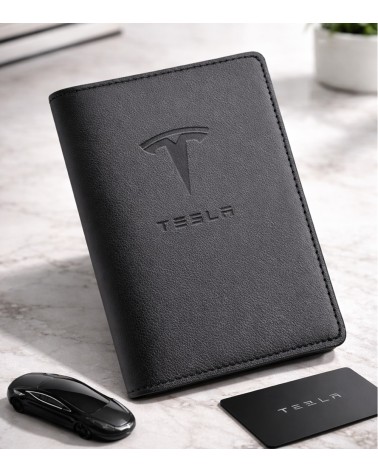 étui-carte-grise-tesla-marque