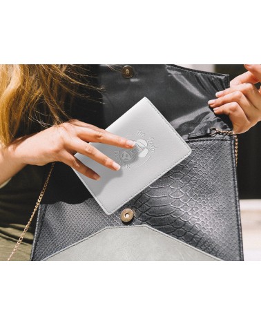 Etui Carte Grise femme Blanc LADY DRIVER